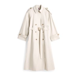 TOMMY HILFIGER Palton de primăvară-toamnă crem
