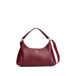 TOMMY HILFIGER Geantă de umăr 'Essential' roșu vin