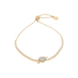 Swarovski Brățară auriu