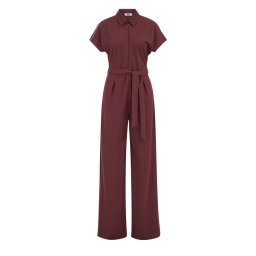 WE Fashion Salopeta roşu închis