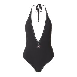 Calvin Klein Swimwear Costum de baie întreg roșu / negru / alb