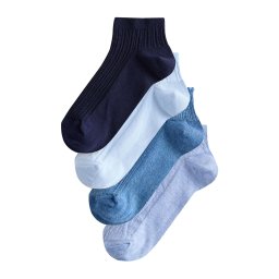 Next Șosete bleumarin / opal / albastru deschis / albastru amestec