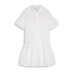 TOM TAILOR DENIM Rochie tip bluză alb