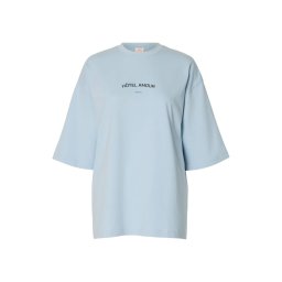 SELECTED Tricou supradimensional 'SLFLIA' albastru noapte / albastru deschis