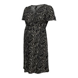 Vero Moda Maternity Rochie 'VMMEASY JOY' gri deschis / negru