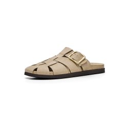 Bershka Saboți bej închis