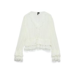 VERO MODA Bluză 'VMFELINE' alb natural