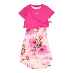 GUESS Rochie verde / portocaliu deschis / roz / roz pastel