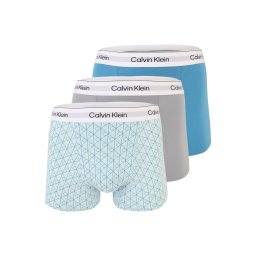 Calvin Klein Underwear Boxeri azur / albastru pastel / gri / alb
