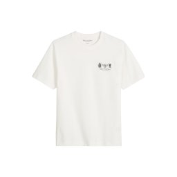 Marc O'Polo Tricou gri / alb