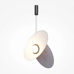 Pendul Evolution MOD396PL-L10BL3K, 9W LED, aluminiu negru, textil albastru