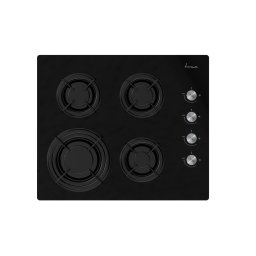 Plita Incorporabila Fram FBH-M4IRF-GBK | 4 Arzatoare, Inductie si Gaz, Negru, 60x51cm
