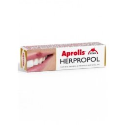 Balsam de Buze, Herpropol, Roll-on cu Plante si Propolis, 5 ml, Aprolis