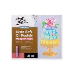 Pastel ulei extra fin nuanțe pastelate Mont Marte, 26 buc/set