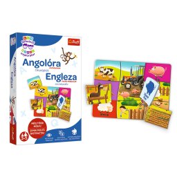 Joc educativ EduPuzzle engleza pentru prescolari, 3+ ani, Trefl