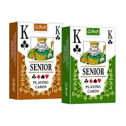 Carti de joc Trefl 55 Classic Senior, pachet clasic multicolor