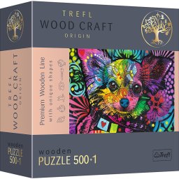 Puzzle din lemn Trefl 500+1 piese Catelusii dragalasi
