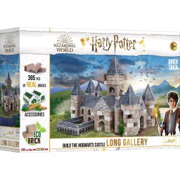 Set constructie Harry Potter Long Gallery cu caramizi reale, 385 piese