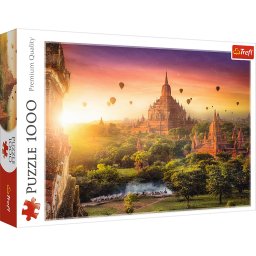 Puzzle Trefl 1000 piese cu peisaj Templul din Burma, multicolor