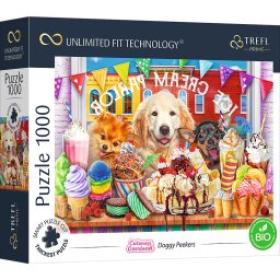 Puzzle Trefl Prime UFT 1000 piese Petrecerea catelusilor