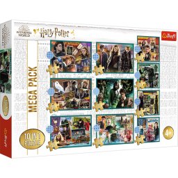 Puzzle Trefl 10 in 1 Harry Potter, set multicolor pentru copii 4+