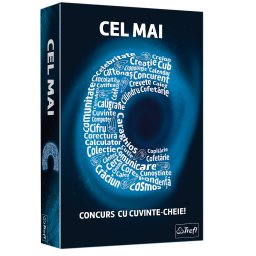 Joc de societate Cel Mai C cu cuvinte-cheie, distractiv, 10+ ani