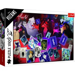 Puzzle Trefl 1000 piese Disney Villains, multicolor, pentru 12+ ani