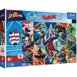 Puzzle Trefl Spider-Man Super Shape XL, 160 piese mari, 6+ ani