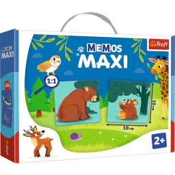 Joc de memorie Memos Maxi cu animale, parinti si copii, 2+ ani