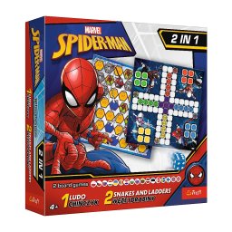 Joc 2 in 1 Spiderman cu Ludo si Serpisori si Scari Trefl