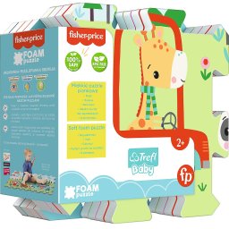 Puzzle din spuma Fisher-Price Prietenii simpatici, 8 piese mari