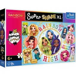 Puzzle Trefl Rainbow High Super Shape XL, 160 piese, 6+ ani
