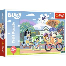 Puzzle Trefl Bluey 60 piese pentru copii 4+ multicolor