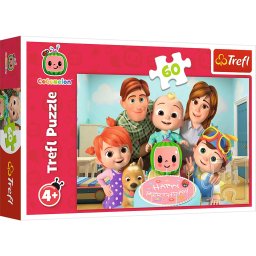 Puzzle Trefl CoComelon, O zi minunata, 60 piese, 4+ ani