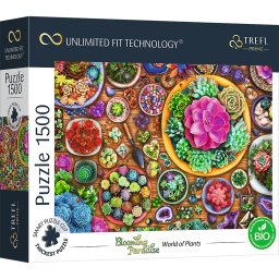 Puzzle Trefl Prime UFT 1500 piese Lumea Plantelor, multicolor