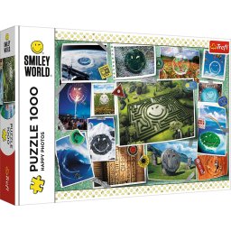 Puzzle Trefl 1000 piese Happy Photos Smiley World, multicolor