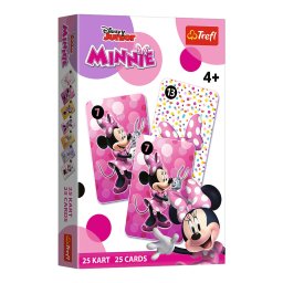 Joc de carti Pacalici Minnie pentru copii 4+, 25 carti, Trefl