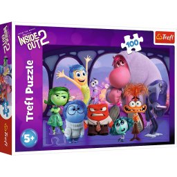 Puzzle Trefl 100 piese Disney Inside Out 2 Lumea Minunata, 5+ ani