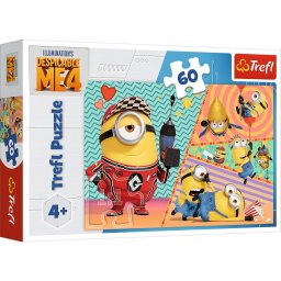 Puzzle Trefl 4 in 1 Minionii Trazniti Despicable Me 4, 4+ ani