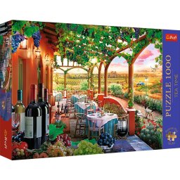 Puzzle Trefl 1000 piese Premium Plus Tea Time, Podgoria Italiana