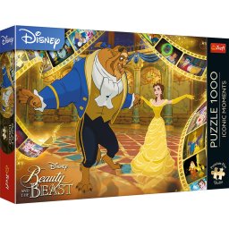 Puzzle Trefl 1000 piese Disney Frumoasa si Bestia Premium Plus