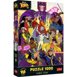 Puzzle Trefl 1000 piese X-Men Team Premium Plus, multicolor