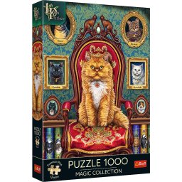 Puzzle Trefl 1000 piese Premium Plus cu pisici pentru iubitori