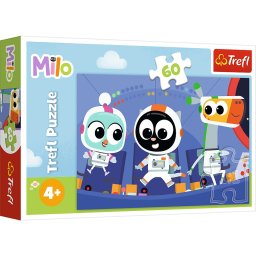 Puzzle Trefl cu 60 piese Milo - Intalnire cu Milo, 4+ ani