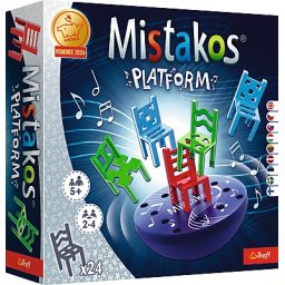 Joc de societate Trefl Mistakos Platform, cu platforma rotativa