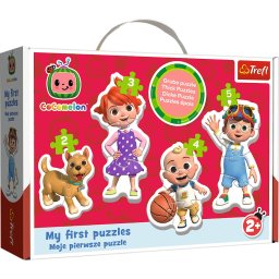 Puzzle Trefl Baby Cocomelon la joaca, 14 piese, pentru copii 2+ ani