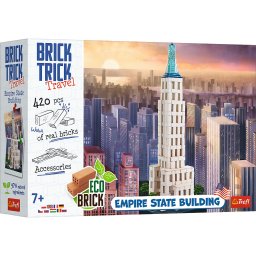 Set constructie Brick Trick XL Travel Empire State Building, 420 piese