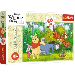 Puzzle Trefl 60 piese Disney Winnie the Pooh, Miere delicioasa