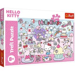 Puzzle Trefl 300 piese Hello Kitty pentru copii 8 ani+, multicolor