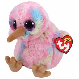 Jucarie de plus TY Kiwi Beanie Boos, multicolor, 15 cm
